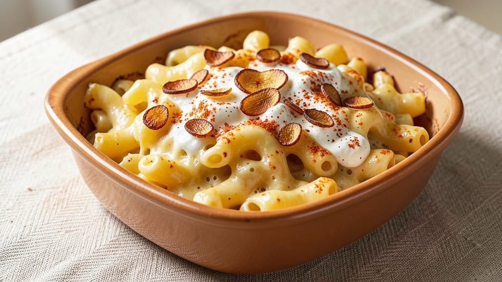 Annie's Mac and Cheese Copycat Recipe: Crispy Breadcrumbs Over Vanilla Bean Swirls