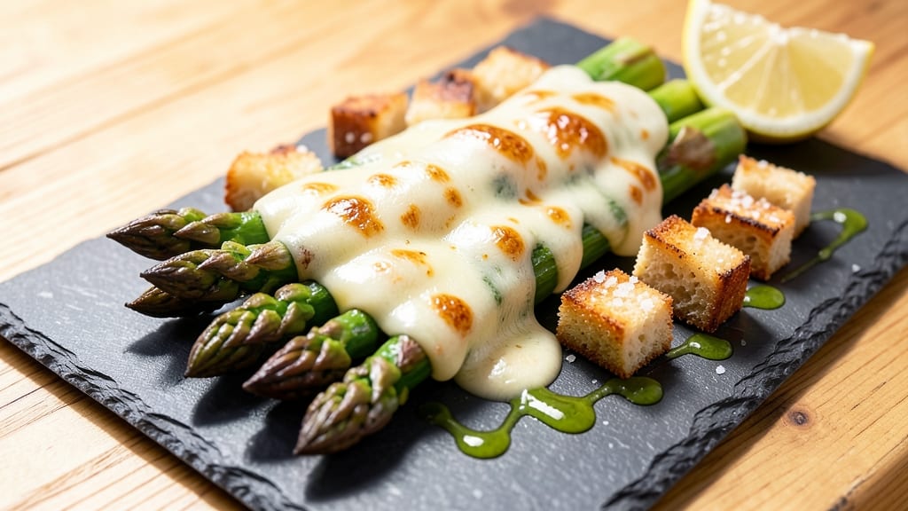 Asparagus and Cheese Recipe: Crispy-Topped Bite-Sized Bites in 20 Minutes