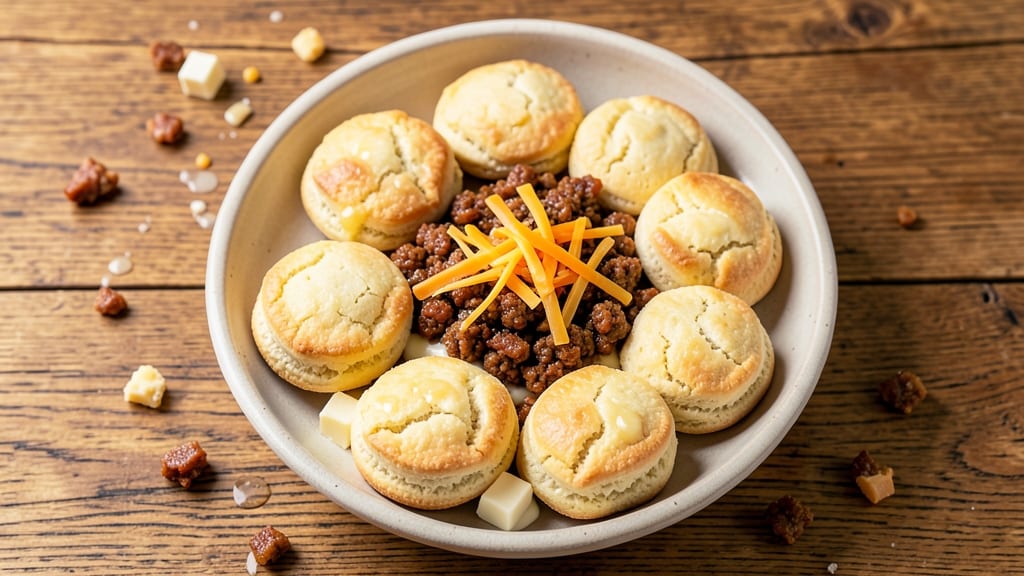 Bisquick Sausage Cheese Biscuits Recipe: Flaky Layers With Smoky Kick
