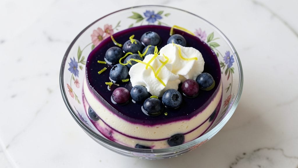 Blueberry Jello Salad Cream Cheese Recipe: Vintage Crunch Meets Tangy Swirls