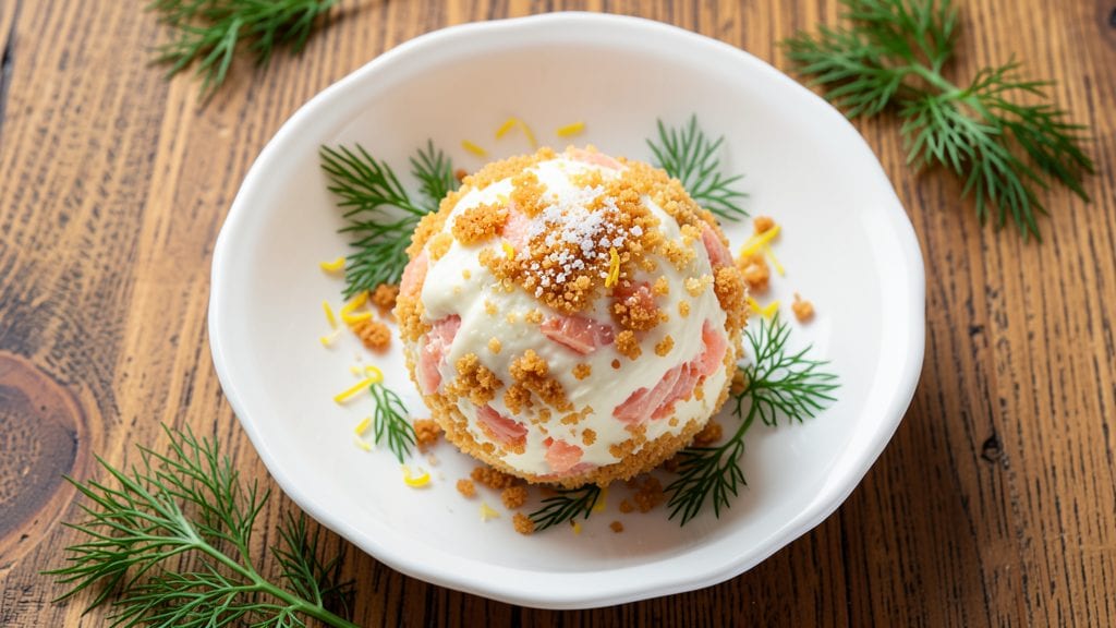 Canned Salmon Cheese Ball Recipe: Flaky Fish and Herbed Cheese Bites
