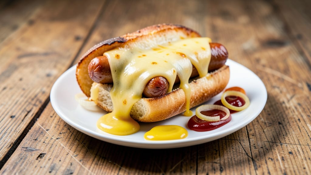Cheese Dogs Recipe: Juicy Frankfurters Wrapped in Gooey Cheese