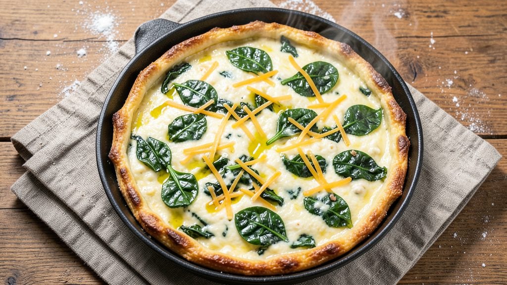 Cottage Cheese and Spinach Crustless Quiche Recipe: Savory Veggie Twist With Eggy Richness