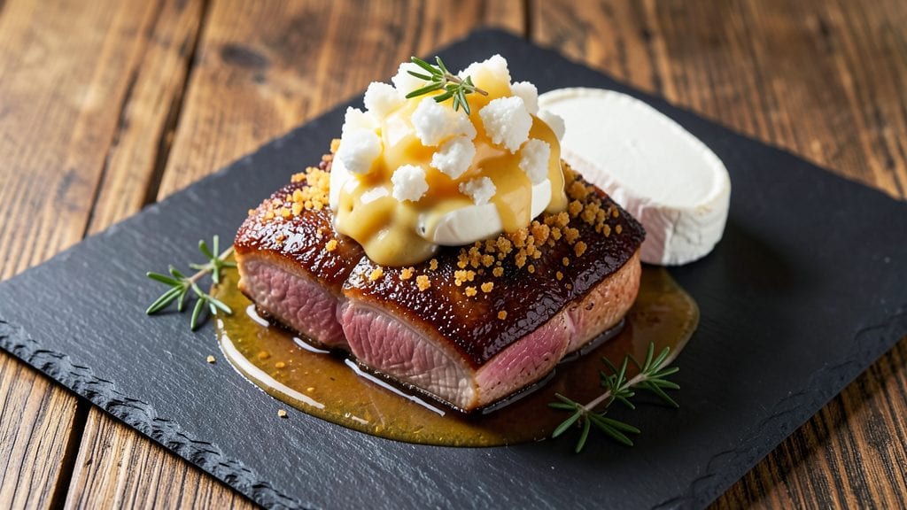 Duck Cheese Recipe: Crispy Breadcrumb Crown Over Melty Duck Fat Swirls
