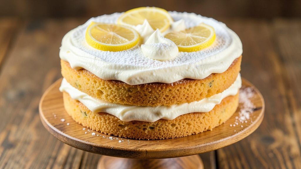 Lemon Cake With Cream Cheese Icing Recipe: Zesty Layers and Tangy Frosting Harmony