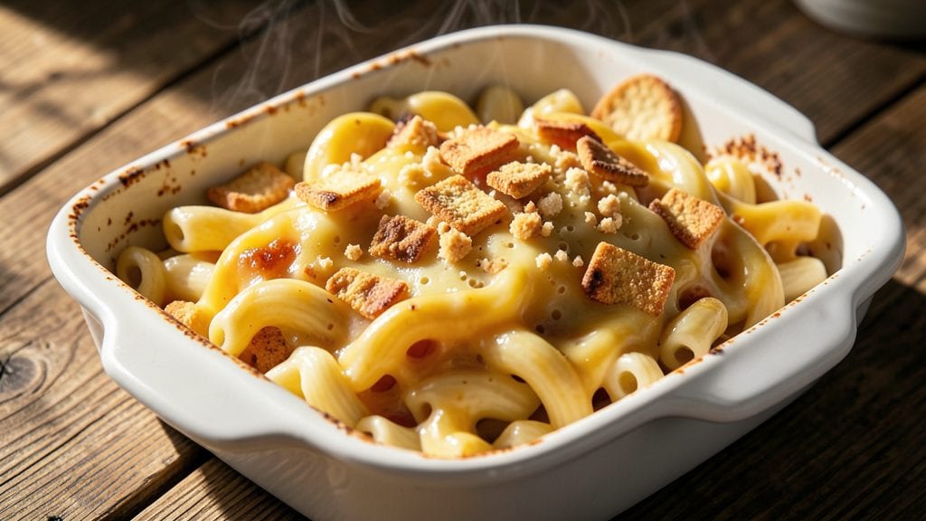 Mac and Cheese Recipe with Ritz Crackers: Crunchy Top, Melty Cheese Magic