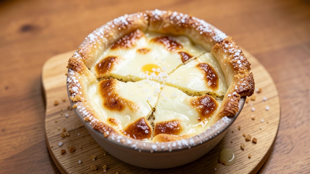 Moon Cheese Recipe: Crispy Breadcrumb Crown Over Gooey Pull-Apart Swirls