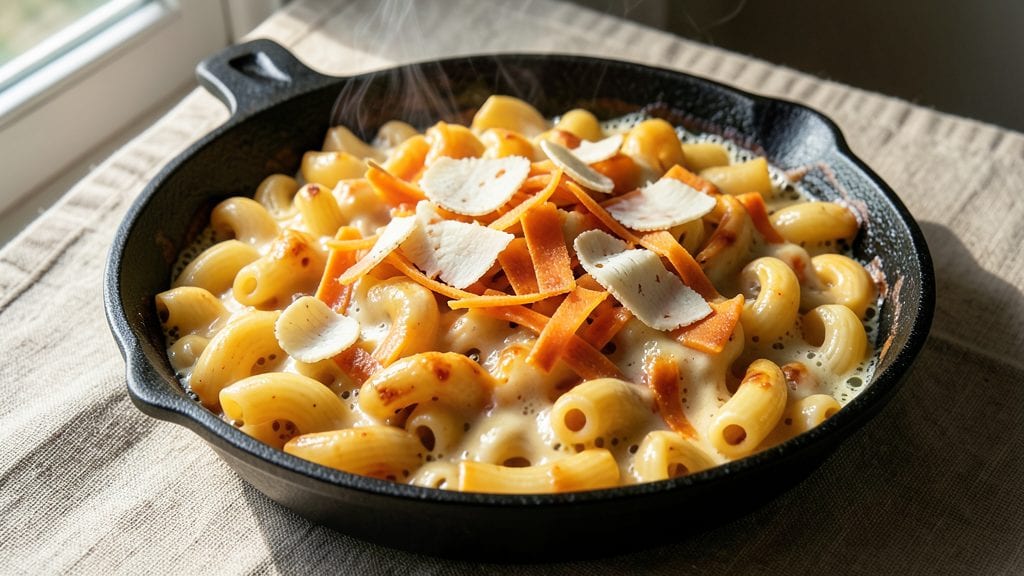 Mueller's Baked Macaroni and Cheese Recipe: Crispy Crust, Gooey Swirls, One-Pan Magic