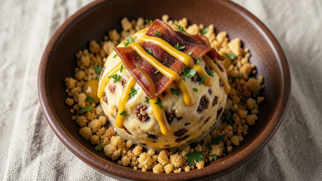 Old Fashioned Dried Beef Cheese Ball Recipe: Crunchy Crust and Savory Swirls in One Bowl