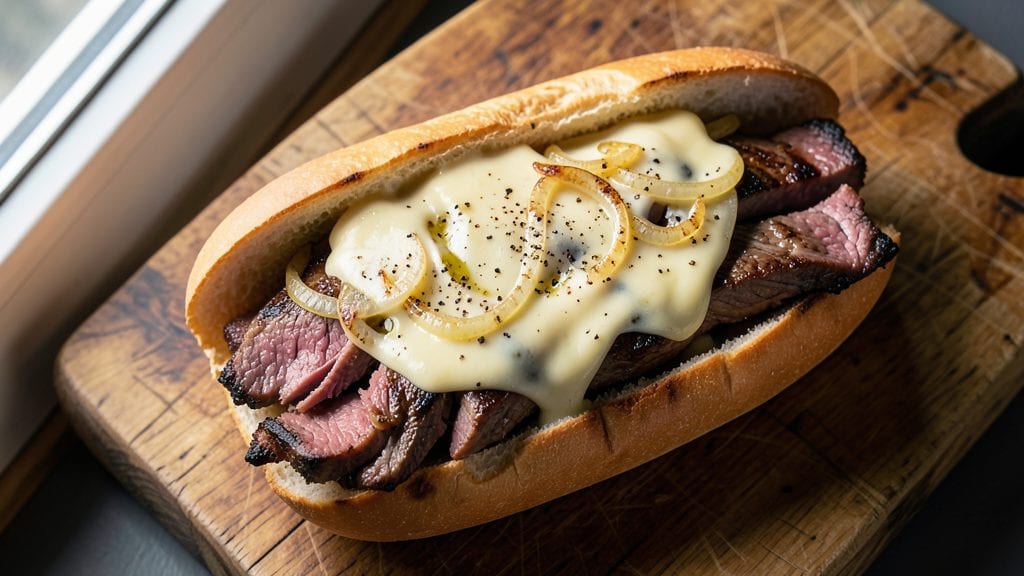 Original Philly Cheese Steak Recipe: Hoagie-Toasted Crust Meets Melted Whiz Magic
