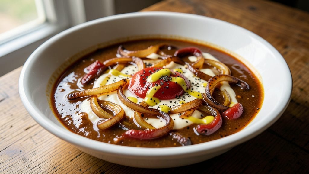 Philadelphia Cheese Steak Sauce Recipe: Whiskey-Infused Whiz With Caramelized Onions