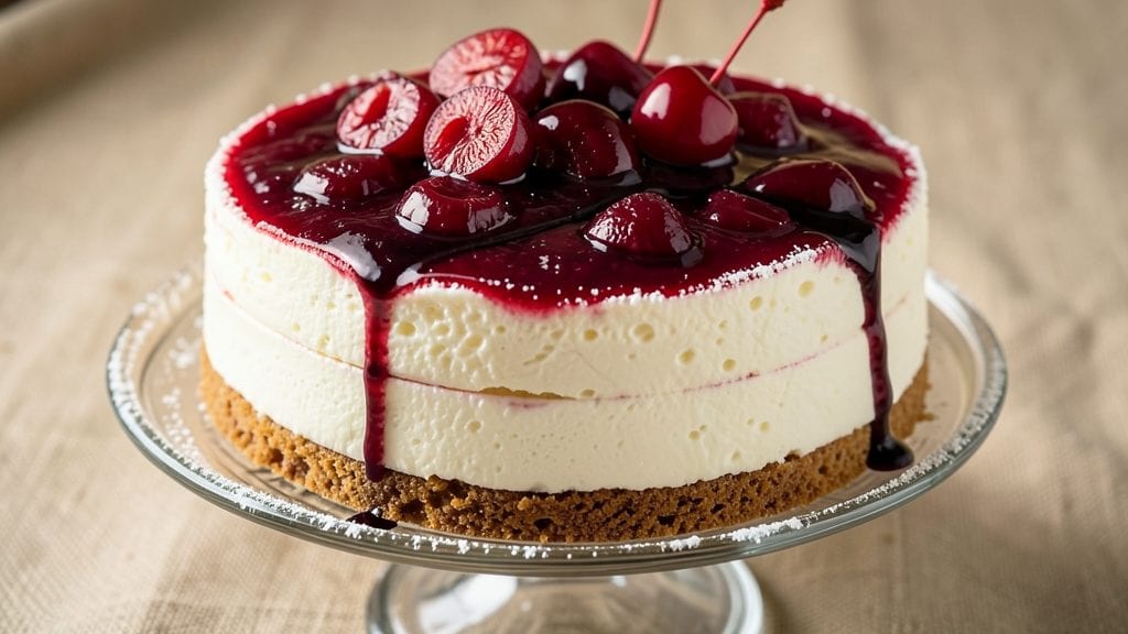 Philadelphia Cream Cheese Cherry Cheesecake Recipe: Juicy Fruit Swirls in No-Bake Bliss