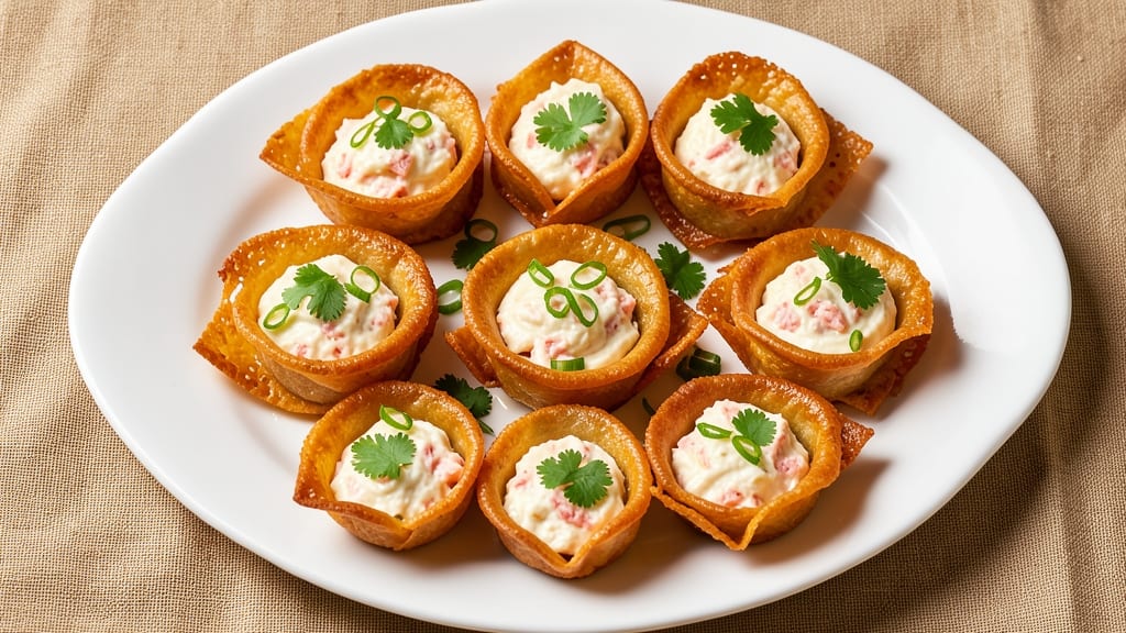 Philadelphia Cream Cheese Crab Rangoon Recipe: Crispy Wonton Shells With Gooey Crab-Filled Hearts