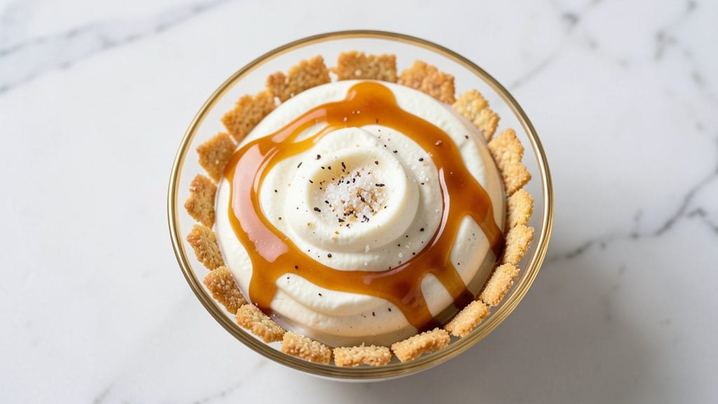 Philadelphia Cream Cheese No-Bake Recipe: Chilled Vanilla Bean Swirls With Crunchy Almond Topping