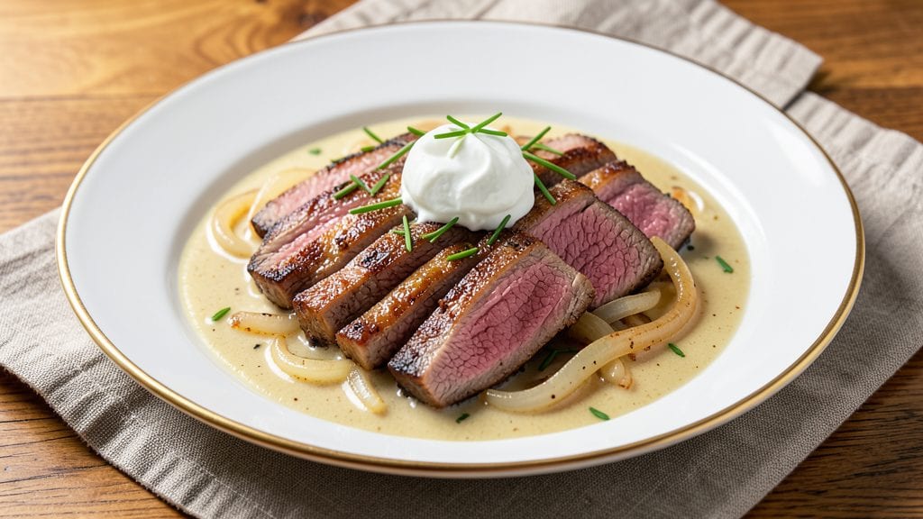 Philadelphia Cream Cheese Stroganoff Recipe: Silky Mushroom Sauce Over Egg Noodles