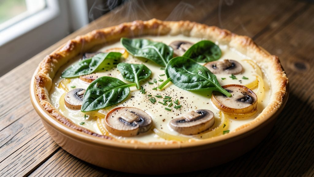 Quiche No-Cheese Recipe: Eggy Veggie Crust with Herbed Crunch