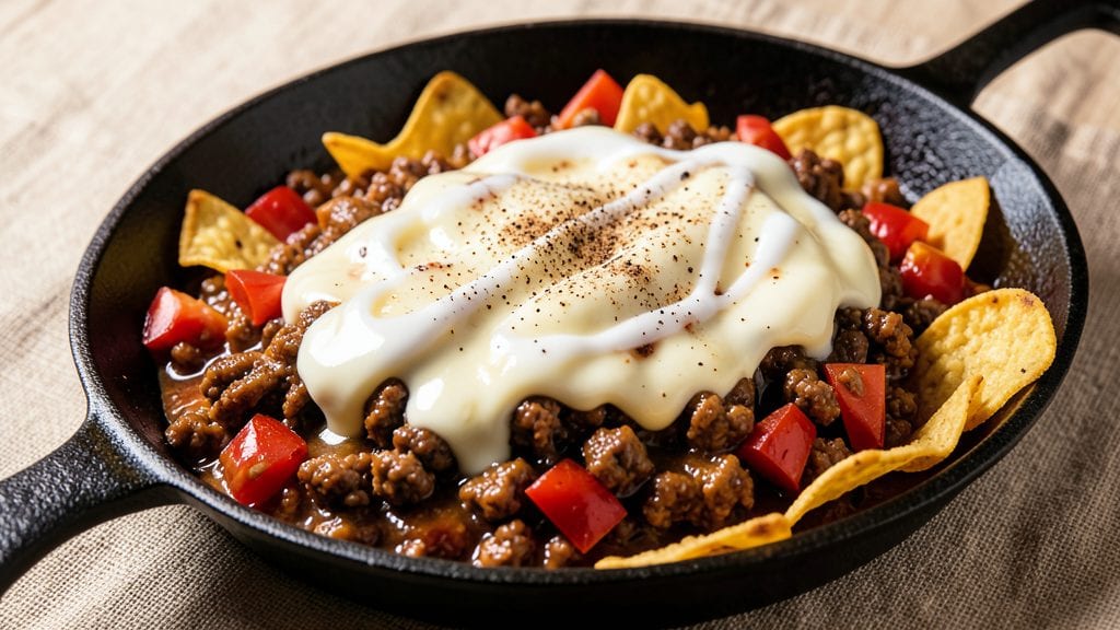 Rotel and Velveeta Cheese Recipe: Crunchy-Topped Comfort in One Pan